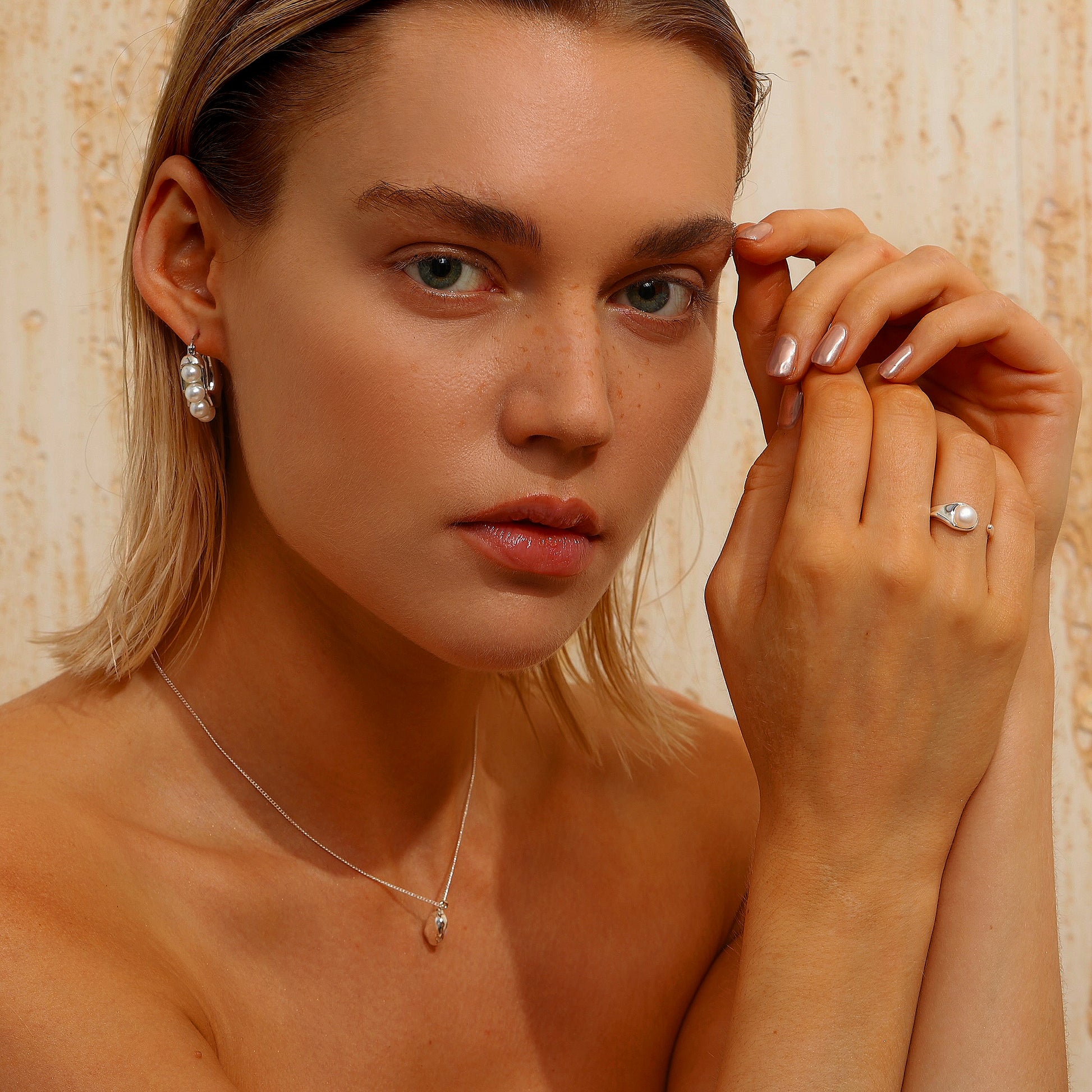 Pearl Open Ring - Ring - ONNNIII