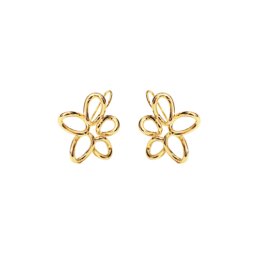 Flower Hook Earrings - Earrings - ONNNIII