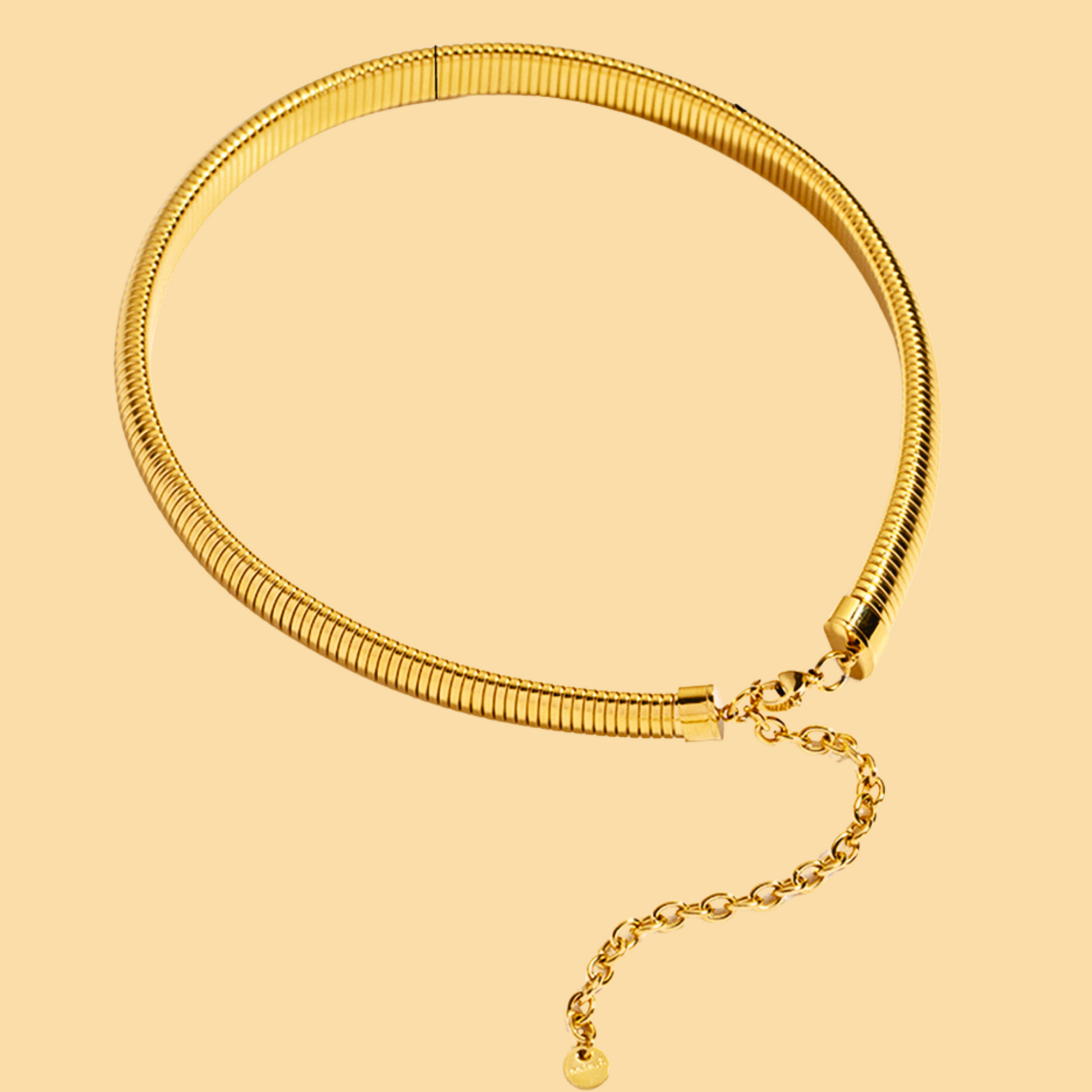 Snake Chain Choker Necklace - Unisex - Silver - Necklace - ONNNIII