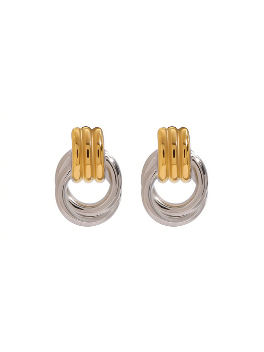 Knot Stud Earrings | Gold/Silver