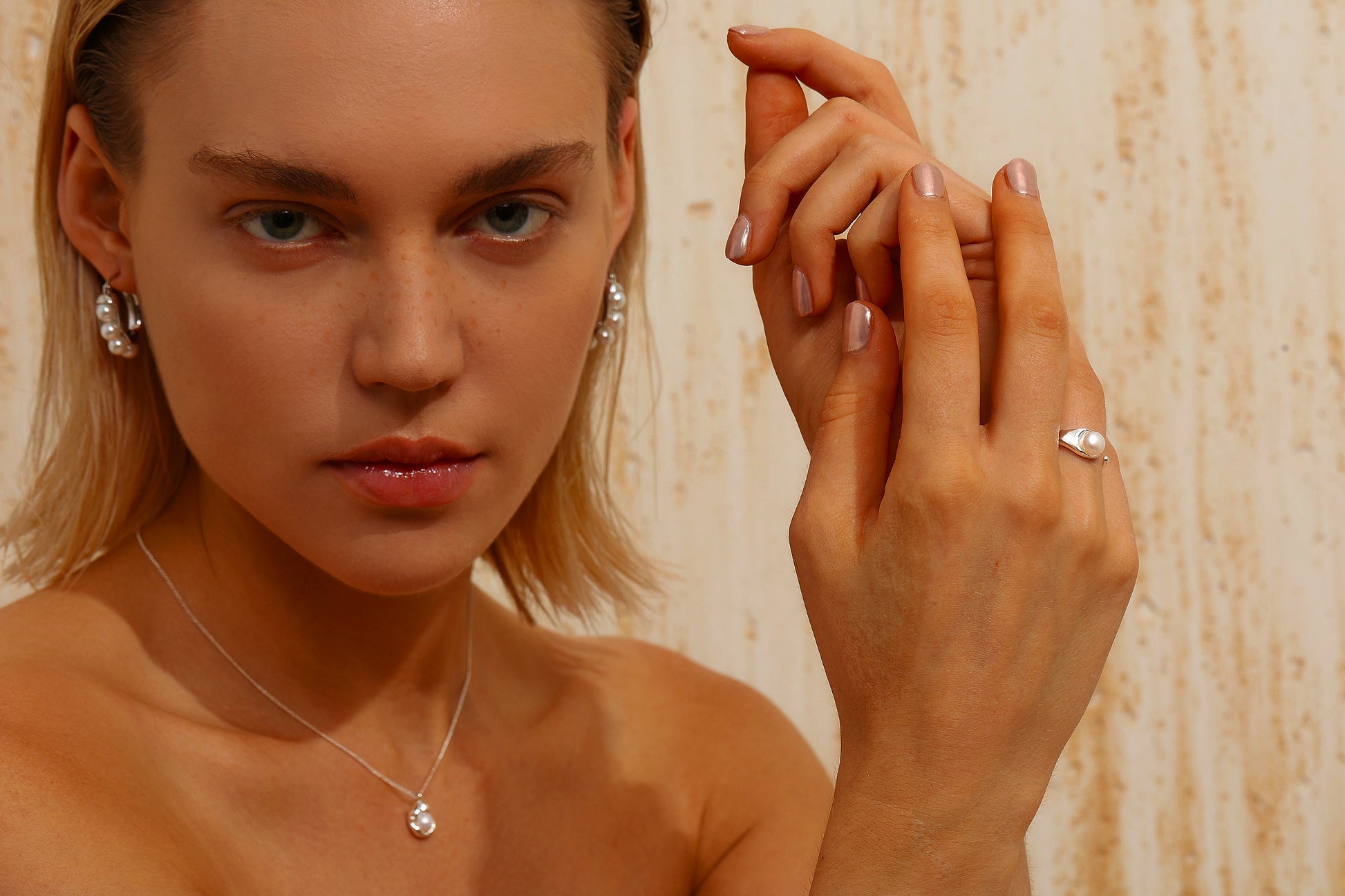 Pearl Open Ring - Ring - ONNNIII