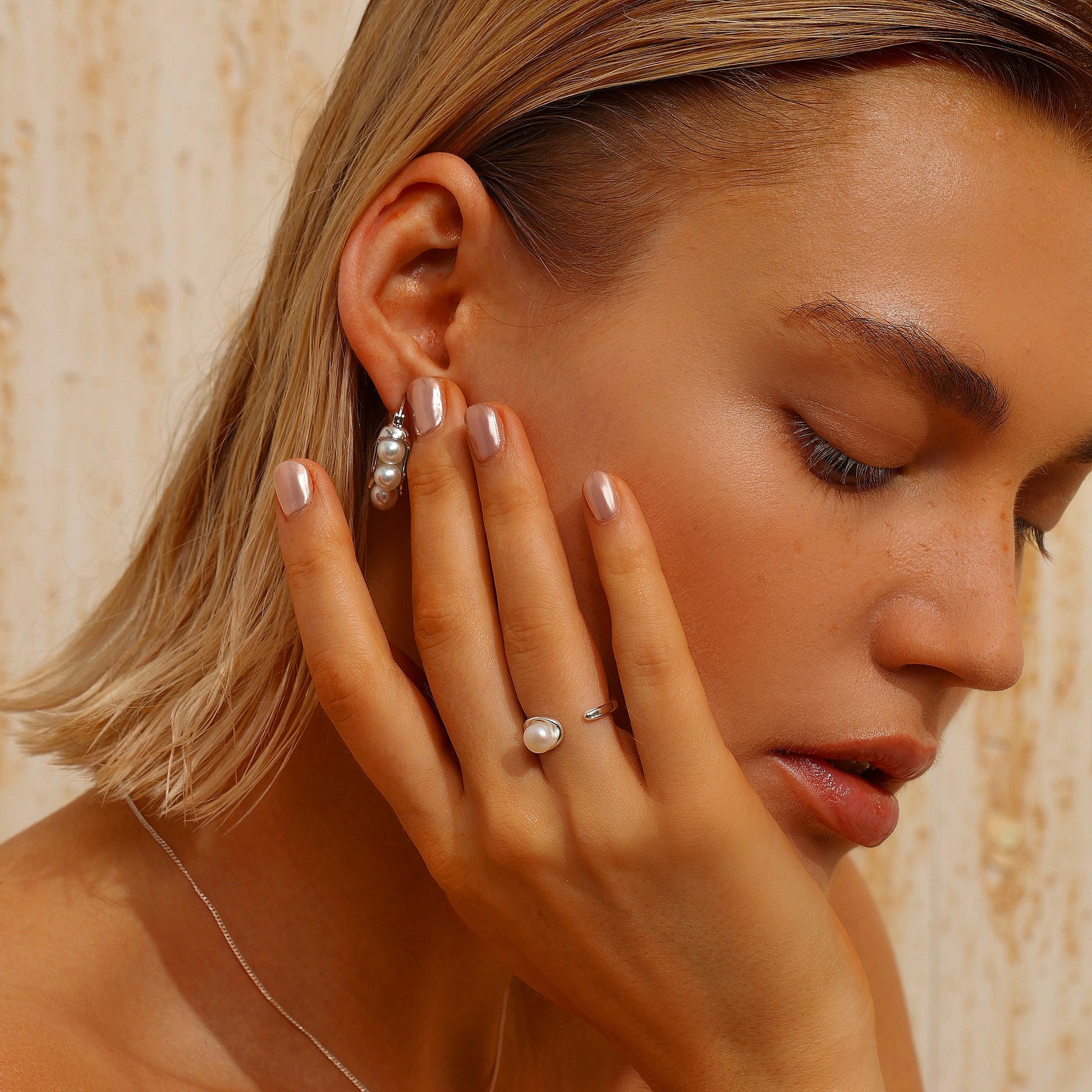 Pearl Open Ring - Ring - ONNNIII