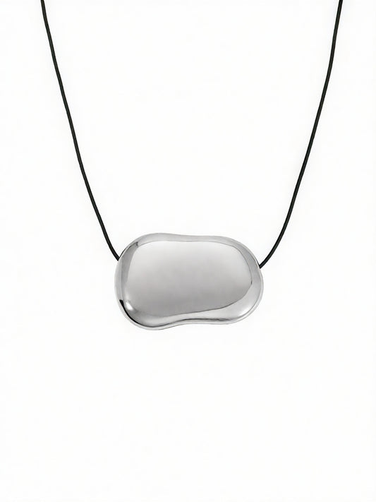 Flow Rope Necklace|Silver