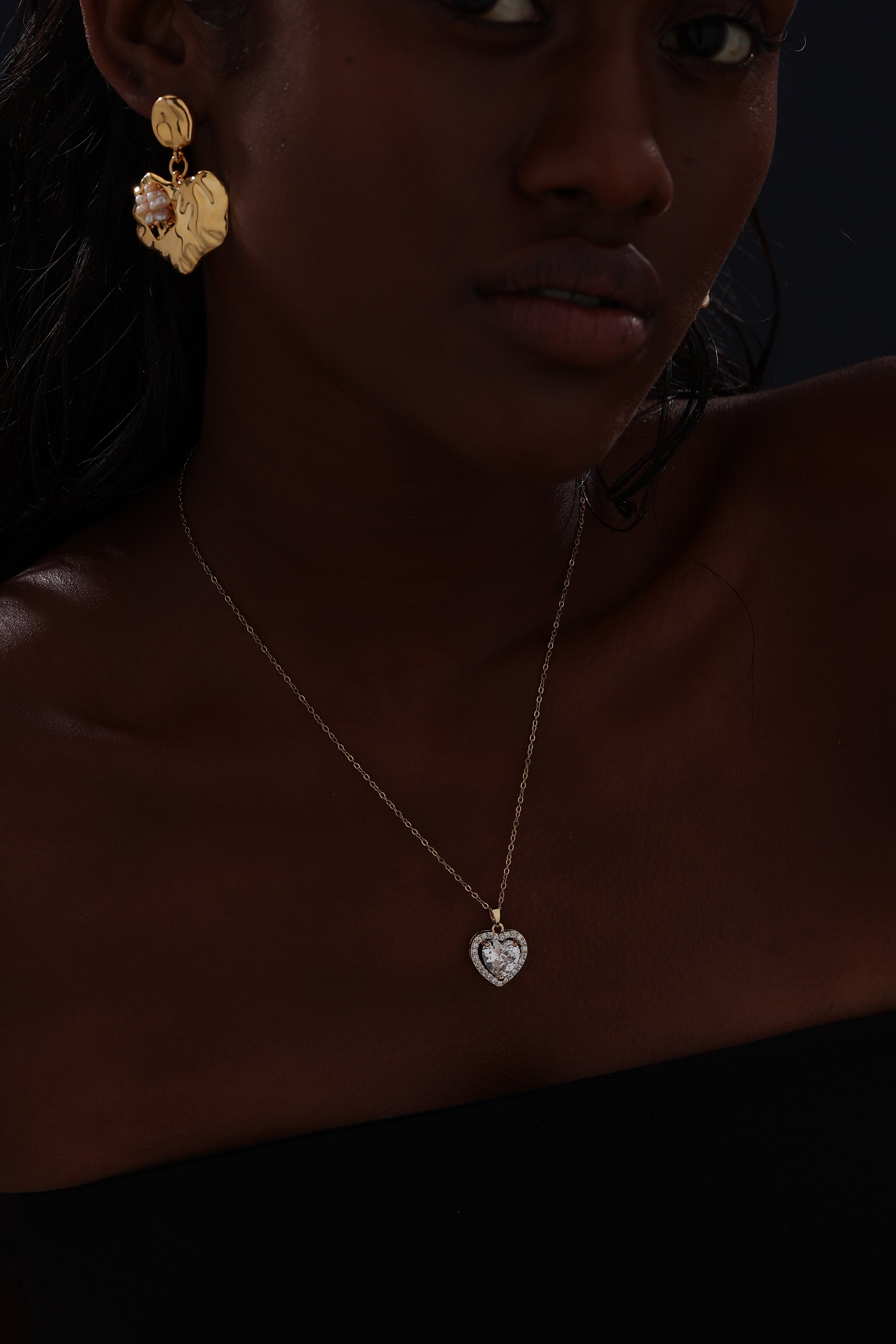 Heart Drop Earrings - Earrings - ONNNIII