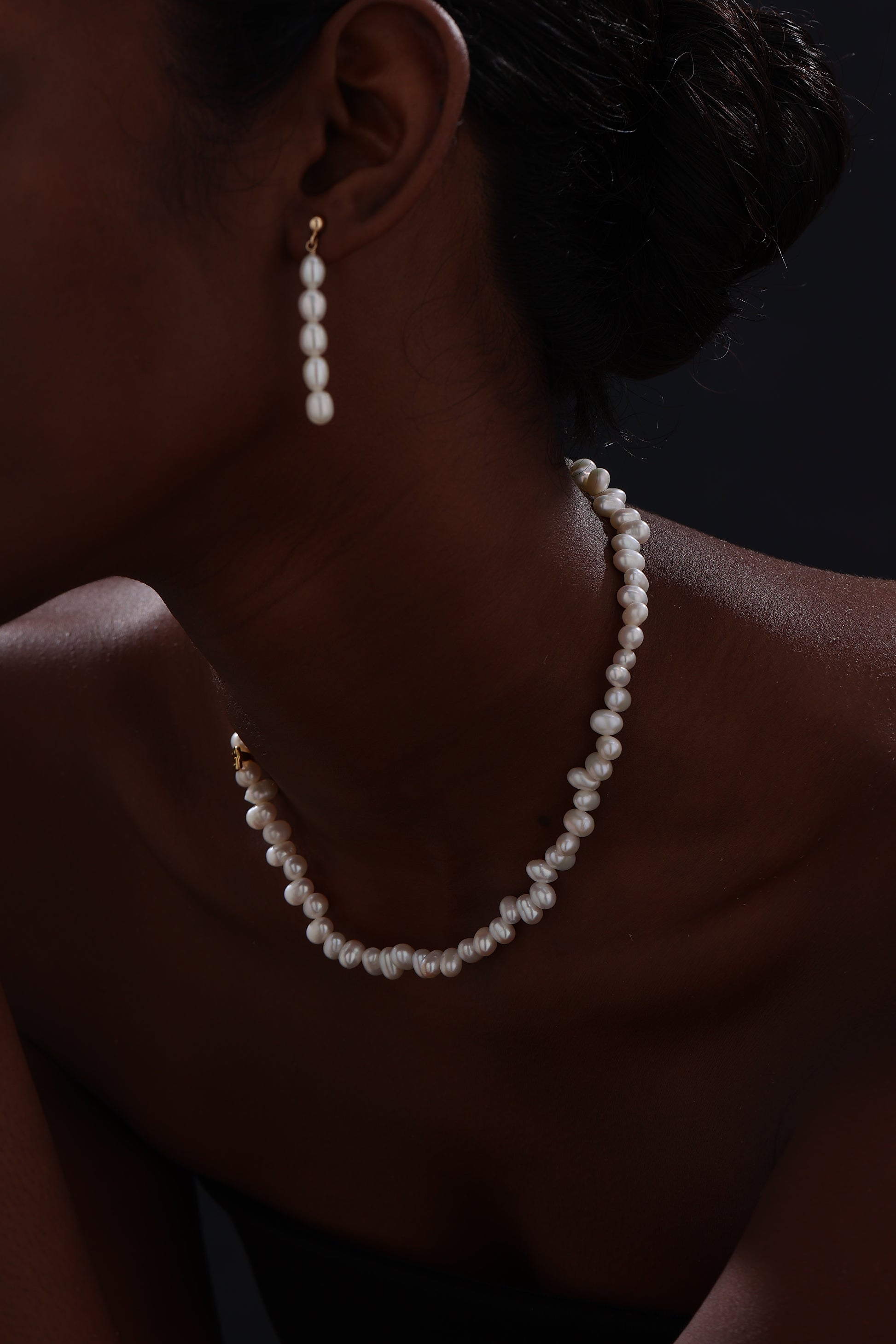 Freshwater Pearl Drop Earrings - Earrings - ONNNIII