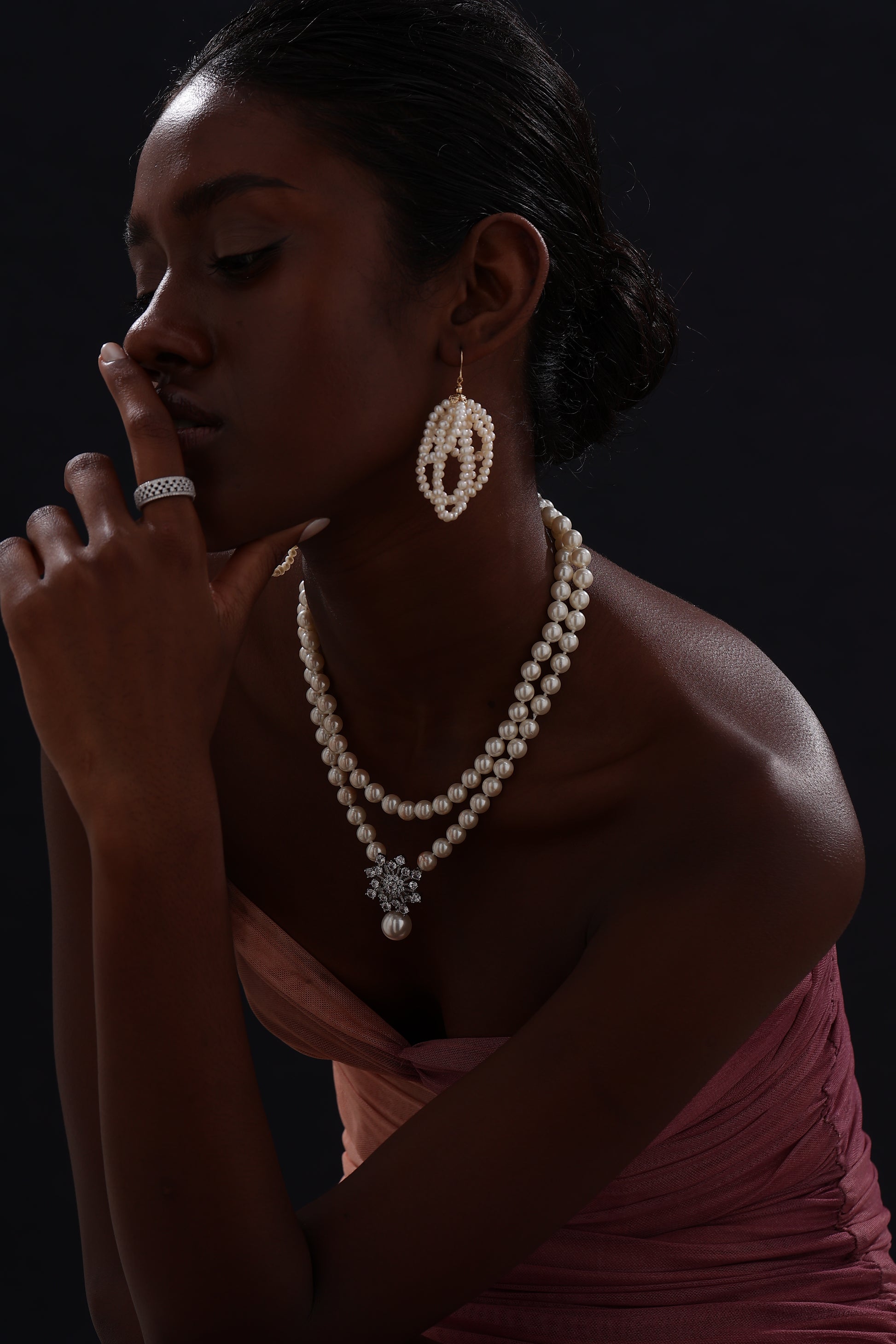 5-Row Pavé Ring - Silver - Ring - ONNNIII