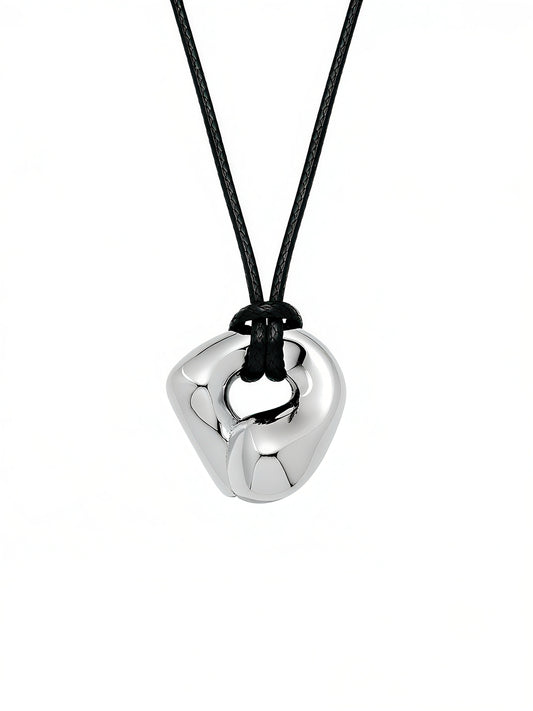 Flux Rope Necklace|Silver