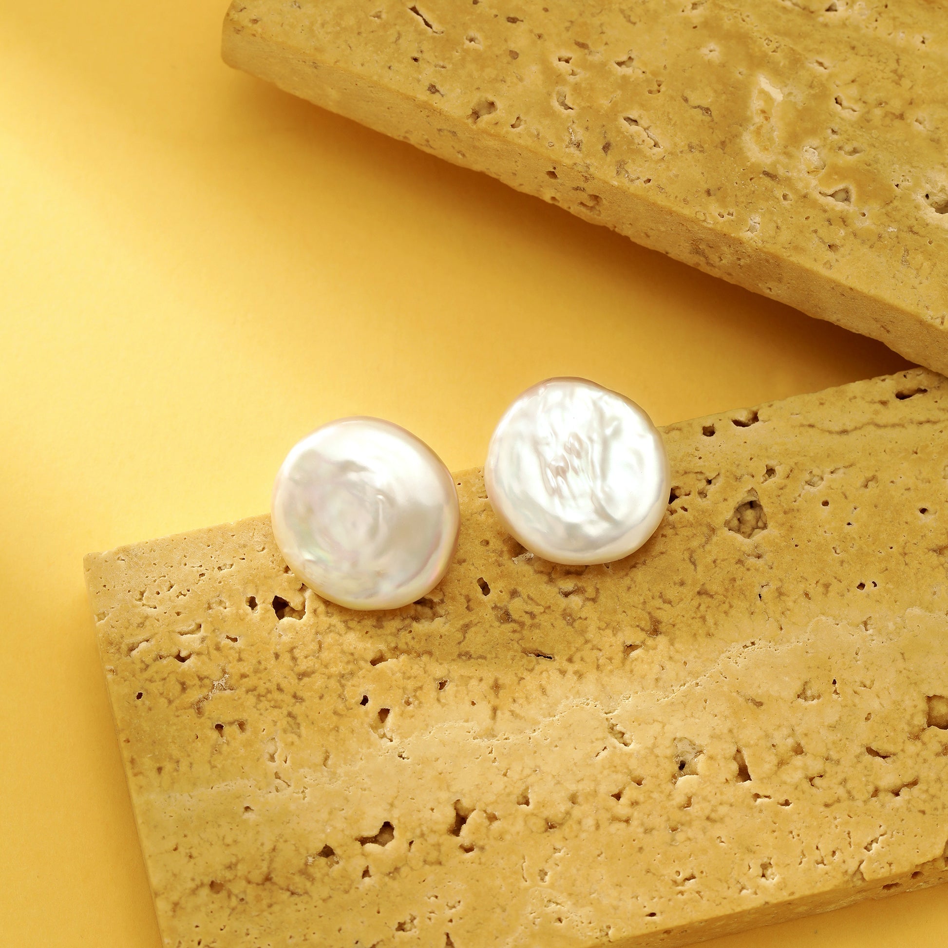 Baroque Pearl Stud Earrings - Earrings - ONNNIII