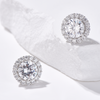 Halo Round Stud Earrings - Earrings - ONNNIII