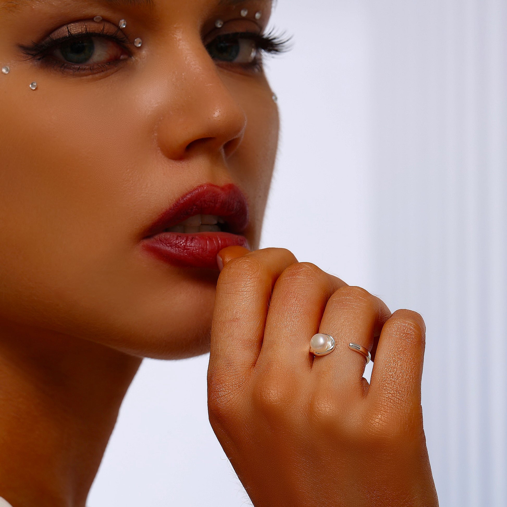 Pearl Open Ring - Ring - ONNNIII