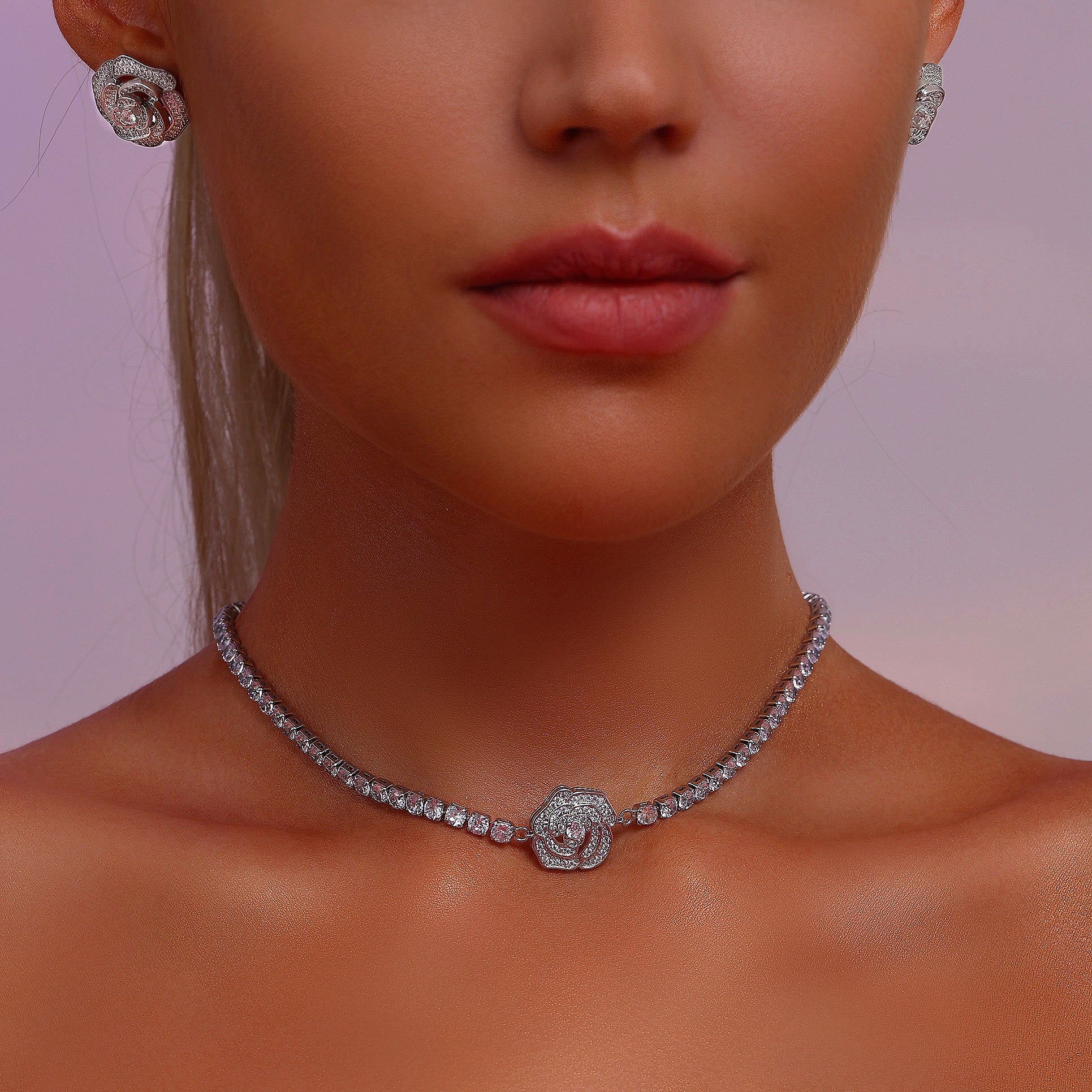 Rose Stud Earrings - Earrings - ONNNIII