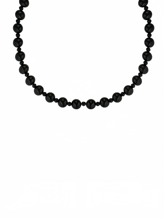 Beaded Necklace|Black