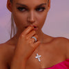 5-Row Pavé Ring - Silver - Ring - ONNNIII