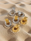 Knot Stud Earrings | Gold/Silver