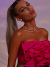 Rose Pendant Tennis Choker Necklace - Necklace - ONNNIII
