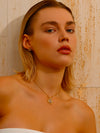 Evil Eye Circle Pendant Necklace - Necklace - ONNNIII