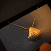 Scallop Shell Pendant Necklace - Gold - Necklace - ONNNIII