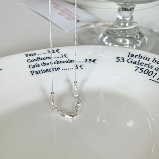 Universe Cubes Necklace - Silver - Necklace - ONNNIII