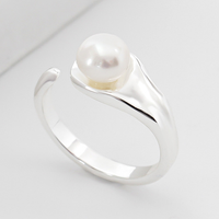 Pearl Open Ring