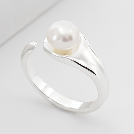 Pearl Open Ring - Ring - ONNNIII