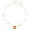 Scallop Shell Pendant Necklace - Gold - Necklace - ONNNIII