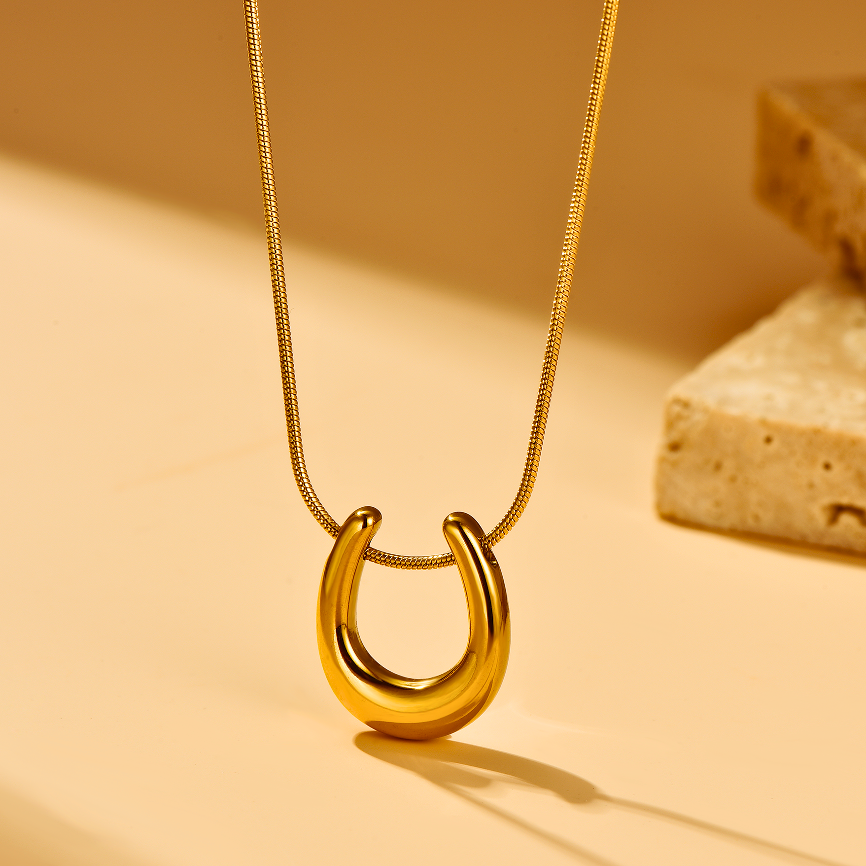 U Pendant Necklace - Necklace - ONNNIII
