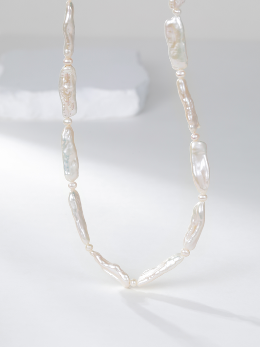 Baroque Stick Pearl Necklace - Default Title - Necklace - ONNNIII
