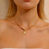 Sun Pendant Necklace - Gold - Necklace - ONNNIII