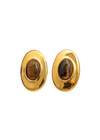 Gia Earrings | Gold/Amber