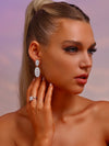Double Oval Drop Earrings - Earrings - ONNNIII