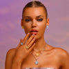 Flower Ring Inlaid with Pearl - Silver - Ring - ONNNIII
