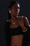 Snake Chain Choker Necklace - Unisex - Gold - Gold - Necklace - ONNNIII