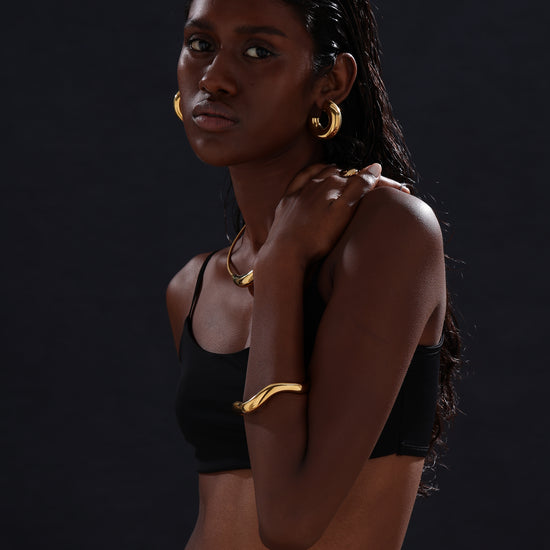 Chunky C Hoops Earrings - Unisex - Earrings - ONNNIII