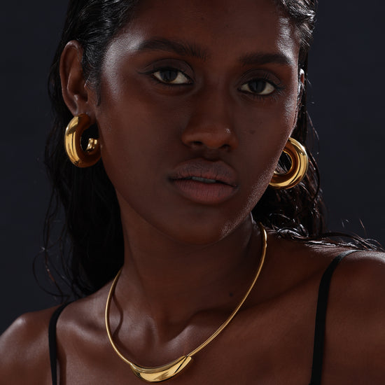 Chunky C Hoops Earrings - Unisex - Earrings - ONNNIII