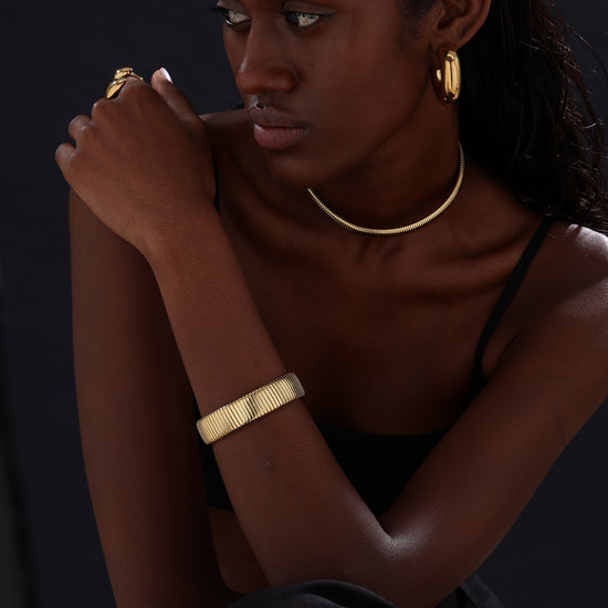 Snake Chain Bracelet - Unisex - Gold - Bracelet - ONNNIII