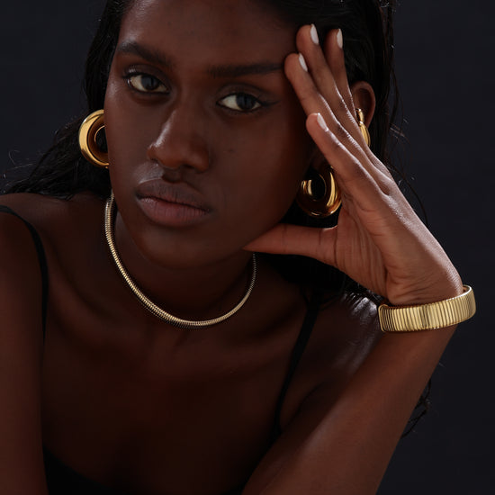 Chunky C Hoops Earrings - Unisex - Earrings - ONNNIII