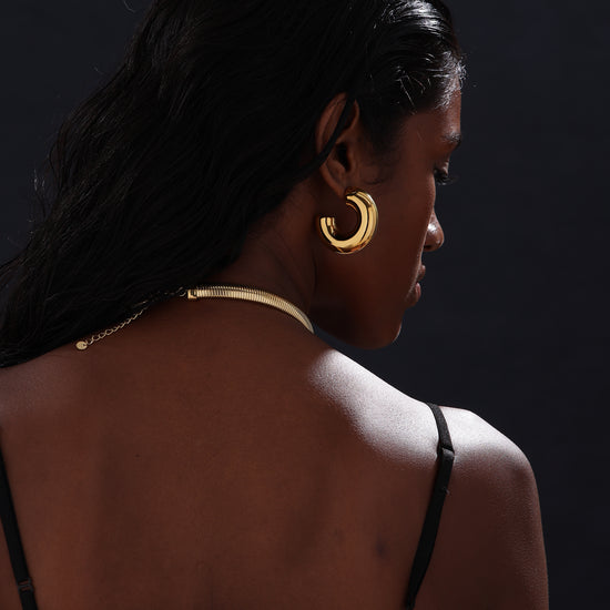 Chunky C Hoops Earrings - Unisex - Earrings - ONNNIII
