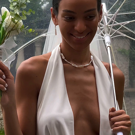 Baroque Stick Pearl Necklace - Default Title - Necklace - ONNNIII