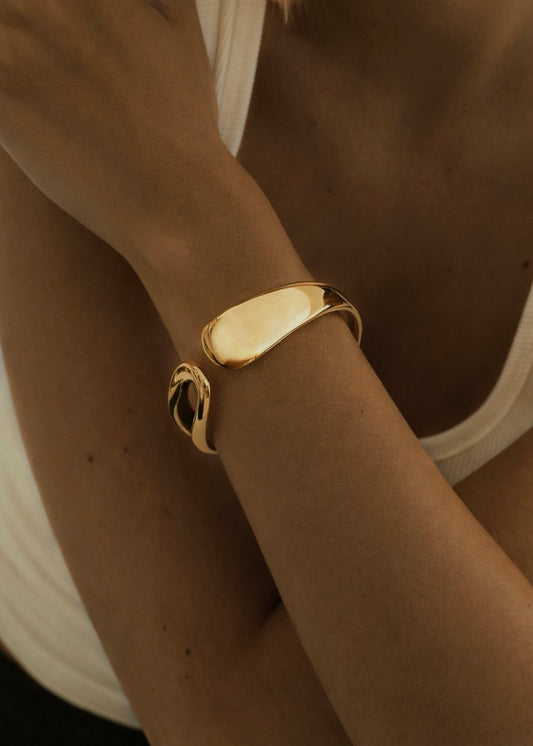 Sia Cuff | Gold