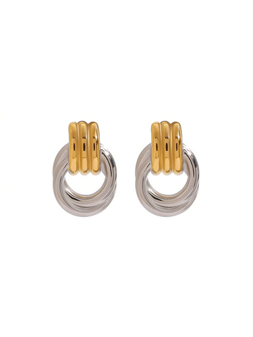 Knot Stud Earrings | Gold/Silver