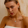 Scallop Shell Pendant Necklace - Silver - Necklace - ONNNIII