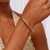 Cuff Bangle Inlaid with Pearls & CZ - Bracelet - ONNNIII