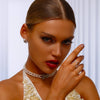 Open Criss Cross Pavé Ring - Ring - ONNNIII