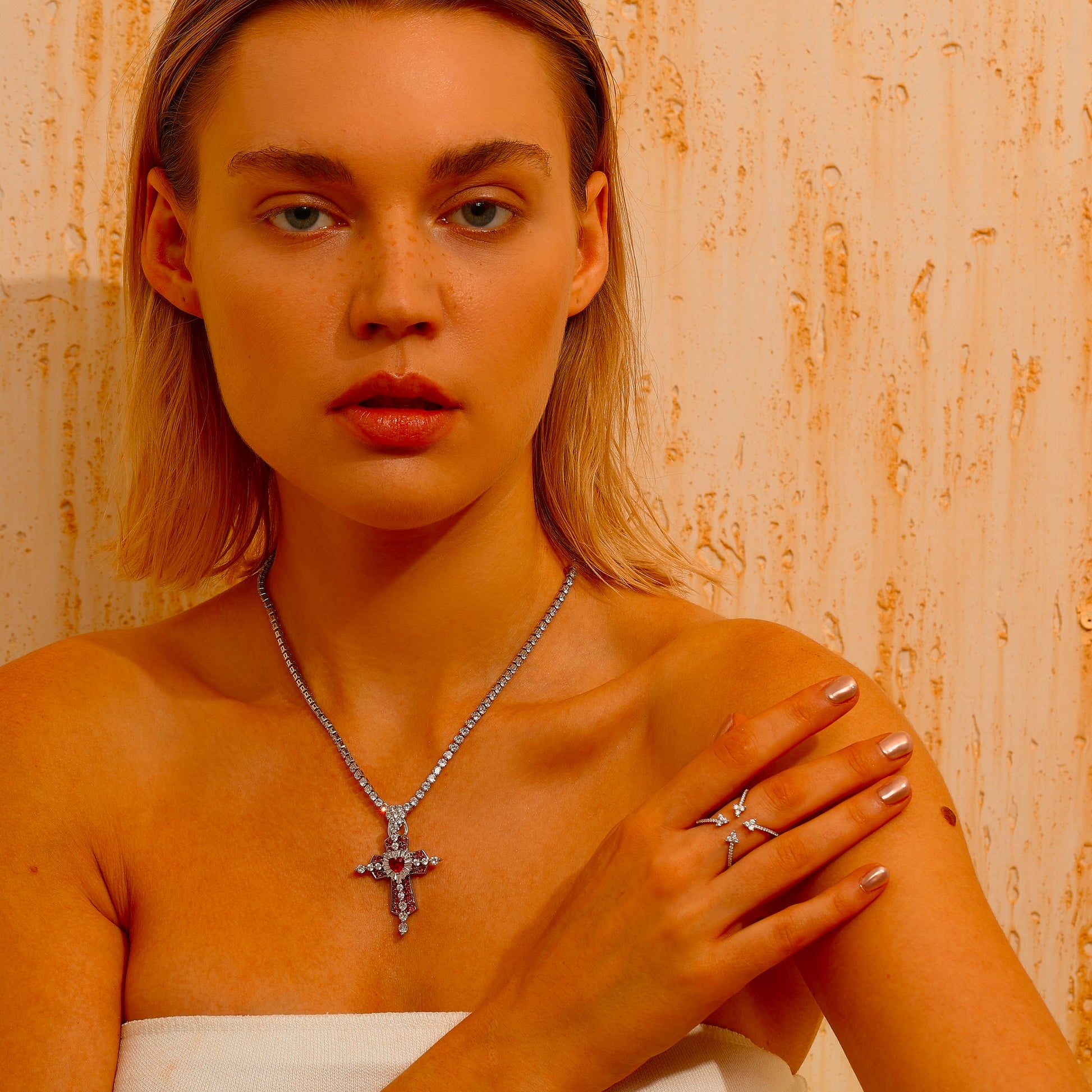 Open Criss Cross Pavé Ring - Ring - ONNNIII