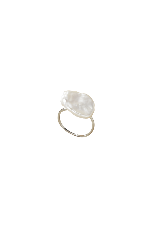 Baroque Pearl Open Ring