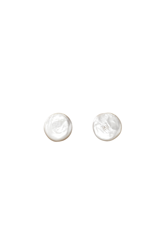 Baroque Pearl Stud Earrings