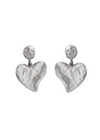 ONNNIII Heart Drop Earrings | Silver