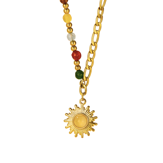 Sun Pendant Necklace