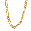 T-bar Curb Chain Necklace - Unisex
