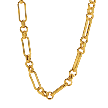 T-bar Curb Chain Necklace - Unisex